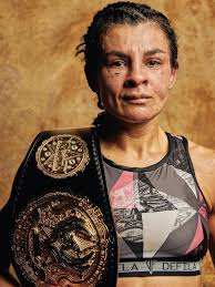 Big Swole” Ariel Monroe, photographed for Major League Wrestling in 2018.  50 black athletes for Black History Month