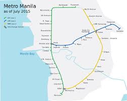 Manila Light Rail Transit System Map Lines Route Hours Tickets