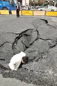 (use the fact that the density of water is 1000 kg/m^3.). Road Section Collapses Into 5 Meter Long Hole Shanghai Daily