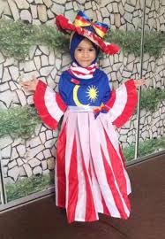 Baju Gaun Merdeka Bendera Jalur Gemilang Malaysia Gown Dress Malaysian Flag Shopee Malaysia