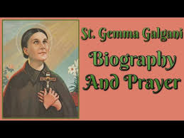 Check spelling or type a new query. Saint Gemma Galgani Biography And Prayer Youtube