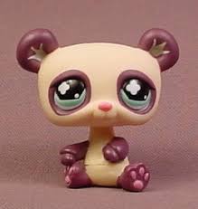 Find great deals on ebay for littlest pet shop panda lot. Littlest Pet Shop 822 Cream Plum Purple Panda Bear With Fancy Green Eyes Collectible Rons Rescued Treasures