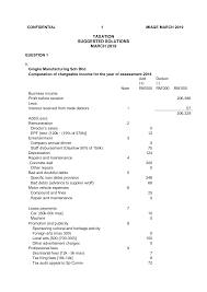 The burden of proof is on you to show the expenses are legitimate. Https Www Mia Org My V2 Downloads Education Qualifying Past 2019 03 Solutions Taxation Solution 2019 March Pdf