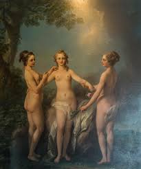 This image can be reproduced in any way apart from any commercial uses. The Three Graces C 1765 Charles Andre Van Loo Carle Van Loo Wikiart Org