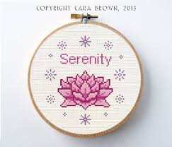Over 1,500 to choose from! Lotus Flower Cross Stitch Pattern Easy Pink Spiritual Serenity Etsy Cross Stitch Patterns Flowers Cross Stitch Cross Stitch Flowers