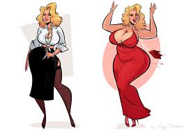 Want to discover art related to thicc? Anna Nicole Smith Thick To Thicc Commission By Hugotendaz On Deviantart