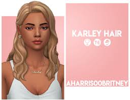 Cute wispy bangs, decent volume up top, sleek waves at the bottom. Aharris00britney Axa 2019 36 Cas Items For Male Female Sims