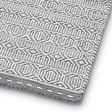 Black And White Wool Rug Uk Knox Wool Reversible Rugs In Grey120x170cm 5 7 X4 0 Reversible Rug Rugs Dhurrie Rugs