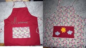 Un Tablier Reversible Pour Enfant Et Son Tuto Pour Le Realiser Creations Et Bidouilles Mes Envies De Couture Et Cuisine Tablier Cuisine Tablier Cuisine Enfant Tablier