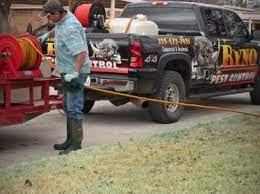 Pest control companies can install baiting systems around the house. Home Ryno Pest Control