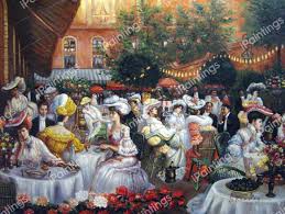 Central to the painting is event and art exhibition that takes. Dinner At The Ritz Hotel Paris Painting By Pierre Georges Jeanniot Reproduction Ipaintings Com