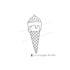 H 5.5 cm x l 3 cm coton mercerisé choisissez parmi des images premium cornet de glace de qualité. Tampon Cornet De Glace La Compagnie Des Elfes