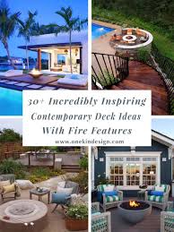 It is a place to share with friends and family for conversation or celebration, and it makes an ideal space to enjoy a peaceful sunlit morning waking up with some coffee. 30 Incredibly Inspiring Contemporary Deck Ideas With Fire Features