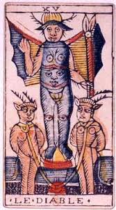 Church folk are threatened by knowledge. The Devil Tarot Card Wikipedia