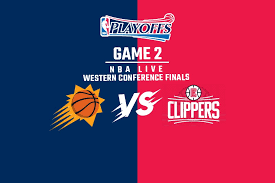 Paul george scored 41 points as the los angeles clippers kept their nba western conference finals series alive with a road victory over the phoenix suns. Suns Vs Clippers 2 Nba Conference Finals Score Suns Win 104 103