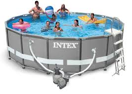 Intex Ultra Frame Pool Komplett Set 488x122 Sandfilter 26324