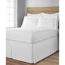 Instead, i didn't bother with a border and secured the bed skirt with velcro. Space Maker Extra Long 21 Drop Length White Bed Skirt Brylane Home