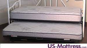 Standard bed sizes are based on standard mattress sizes, which vary from country to country. What Is The Maximum Height Of A Mattress That Will Fit On A Daybed Or Trundle Bed Youtube