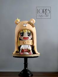 Himouto Umaru Chan Cake By Lori Mahoney Lori S Custom Cakes Custom Cakes Gravity Defying Cake Graduation Cakes