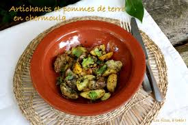 Artichauts Et Pommes De Terre En Chermoula Artichaut Pomme De Terre Pomme