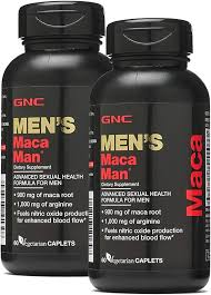Amazon.com: GNC Men's Maca Man, Twin Pack, 60 Caplets per Box, Fuels Nitric Oxide Production for Enhanced Blood Flow : Health & Household