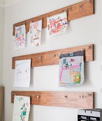 Cheap black fabric (our panels have sheer stretchy fabric that is opaque) how much you need depends on the size. 6 Ways To Display Your Kid Rsquo S Artwork Real Simple