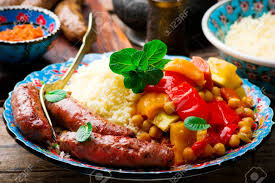 Check spelling or type a new query. Couscous And Merguez Sausages Selective Focus Stock Photo Picture And Royalty Free Image Image 72842232
