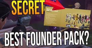 Secret Ultimate Edition Pack What Is The Best Founder Pack Fortnite Gameplay Fortnite Videos Tutoriales