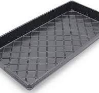 Amazon.com : 10 Pack of Durable Black Plastic Growing Trays ...