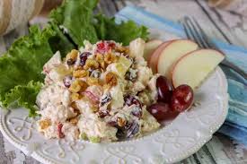 My Husband And I Both Love This As A Main Dish Salad What Could Be Easier Especially On A Busy Day Or A Hot Waldorf Salad Chicken Salad Recipes Dinner Salads
