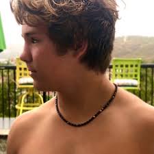 Handcrafted Surfer Necklace, Clay Bead Necklace by Pineapple Island  Handmade Beach Jewellery With Wood Beads