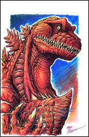 Almighty Rayzilla Shin Godzilla Marker Sketch I Thought It D Be Fun So we continue the drawing instruction on how to draw godzilla. shin godzilla marker sketch