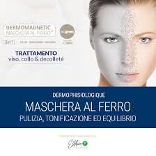 Dermophisiologique, trattamento "Maschera al ferro": pulizia, tonificazione  ed equilibrio