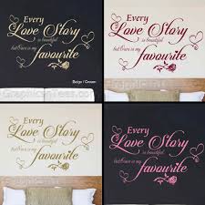 Without holiness no one will see the lord. Every Love Story Is Beautiful Ours Is My Favourite Bedroom Wall Sticker Quote