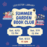 Leicester Library Summer Garden Bookclub: The Humane Gardener
