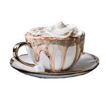 Hot Chocolate Tea Cup White Brown Polyvore Moodboard Filler Chocolate Tea Hot Chocolate Parisian Cafe