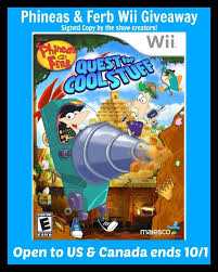 Phineas And Ferb Quest For Cool Stuff On Wii Giveaway Only A Few Days Left To Win This Wii Game Http Chant3llo Co With Images Phineas And Ferb Wii Games Wii U