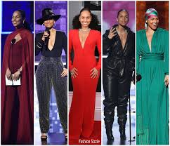 We love the grammys because we love music…and because it's a chance for some of our favorite celebrities to let their freak flags fly. Alicia Keys Outfits 2019 Grammys Fashionsizzle