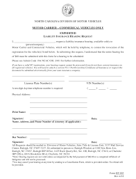 If you sell multiple lines of insurance, such as life and auto, you may need multiple insurance licenses. Form Hf 003 Download Printable Pdf Or Fill Online Liability Insurance Hearing Expedited Request For Commercial Vehicles North Carolina Templateroller