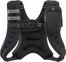 Amazon.com: Poudee Weighted Vest, 6lb/8lb/10lb/12lb/16lb/20lb/25lb/30lb Weight Vest for Men Women, Body Weight Vests Adjustable with Reflective Stripe for Strength Training, Running, Workout, Jogging, Walking