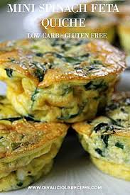Mini Spinach Feta Quiche Divalicious Recipes Recipe In 2020 Mini Quiche Recipes Quiche Recipes Crustless Spinach Feta Quiche