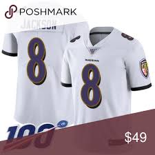 Ravens Lamar Jackson 100th Season Jersey 2 Guaranteed All Our Items Are 100 Authentic Or 100 Your Money Back Guaranteed I Wi Nfl Shirts Jersey Lamar Jackson