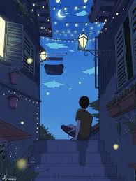 🌴90's anime & lofi edits🌴. City At Night City Night Anime Landschaft Kunst Tapete Anime Tapete