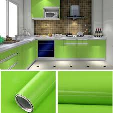New 60cm Wide Pvc Vinyl Films Self Adhesive Wallpaper Wardrobe Cupboard Furniture Poster Ki Kitchen Cabinets Wall Stickers Home Decor Kitchen Cabinets Stickers