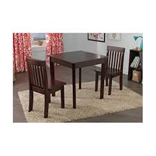 Kidkraft avalon table ii and chairs set, natural. Kidkraft Avalon Kids 3 Piece Square Table And Chair Set Kids Activity Table Set Espresso Buy Online In Bosnia And Herzegovina At Bosnia Desertcart Com Productid 29993102