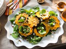 Acorn Squash With Baby Bitter Greens Recipe Food Network Recipes Bitter Greens Best Thanksgiving Recipes