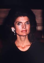 Jackie looking beautiful, but so alone, here.