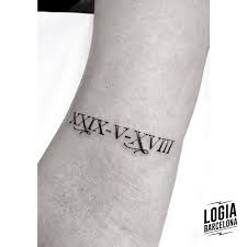 Maybe you would like to learn more about one of these? Tatuajes Numeros Romanos Logia Tattoo Barcelona