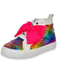 jojo siwa girls hi top sneakers sizes 12 4