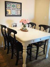 Refinish dining table and chairstime: Dining Table And Chairs Revamp Dining Table Chairs Table And Chairs Refinished Table